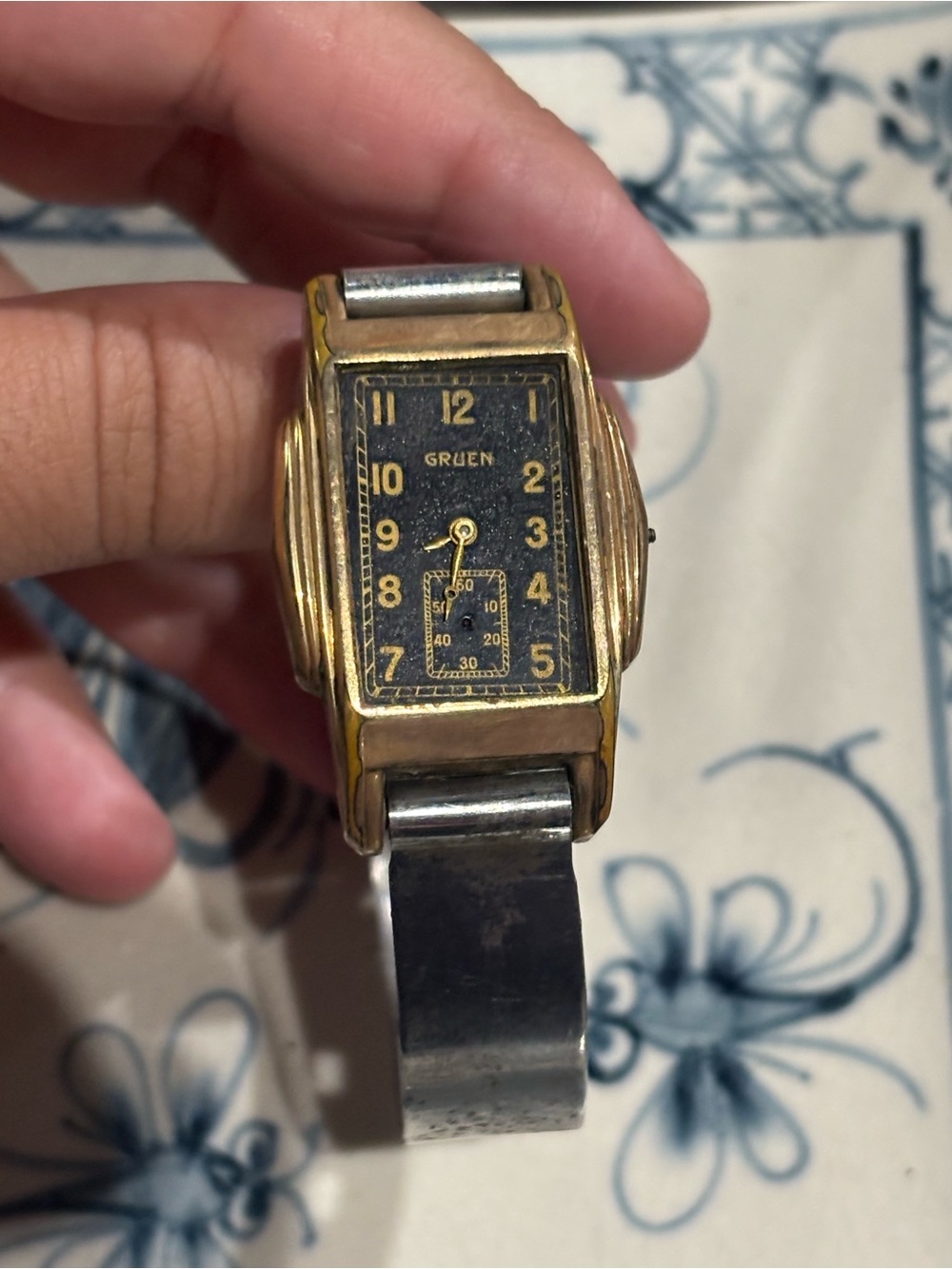 Vintage 1940s Gruen Veri-Thin 17 Jewel Swiss Mechanical Watch Parts Repair